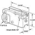 thumbnail image 2 of 1-1/8 in. Steel, C-Tab Ball Bearing Roller Assembly, 2 of 2