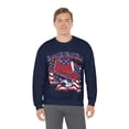 thumbnail image 6 of America Flag Cowboy Skull Unisex Heavy Blend™ Crewneck Sweatshirt, 6 of 9