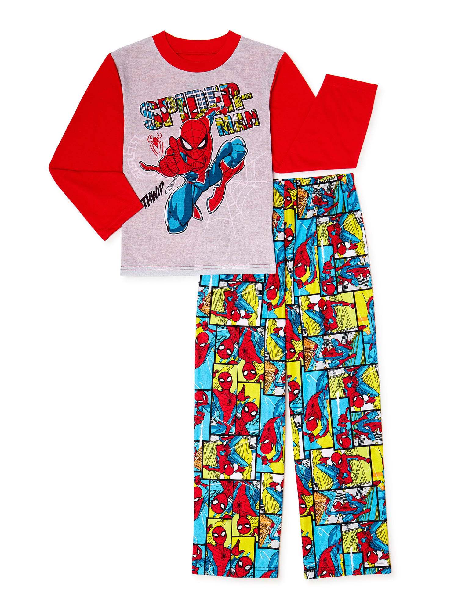 NEW Marvel Spider-Man Baby Boy 2 Piece Pajama Set Short Sleeve Top & Pants 
