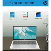 HP 17t Premium Business Laptop - 17.3 HD+ Display, Intel 10-Core i5-1334U, 64GB RAM, 2TB SSD, Intel Graphics, Webcam, Backlit Keyboard, Fingerprint Reader, Windows 11 Pro