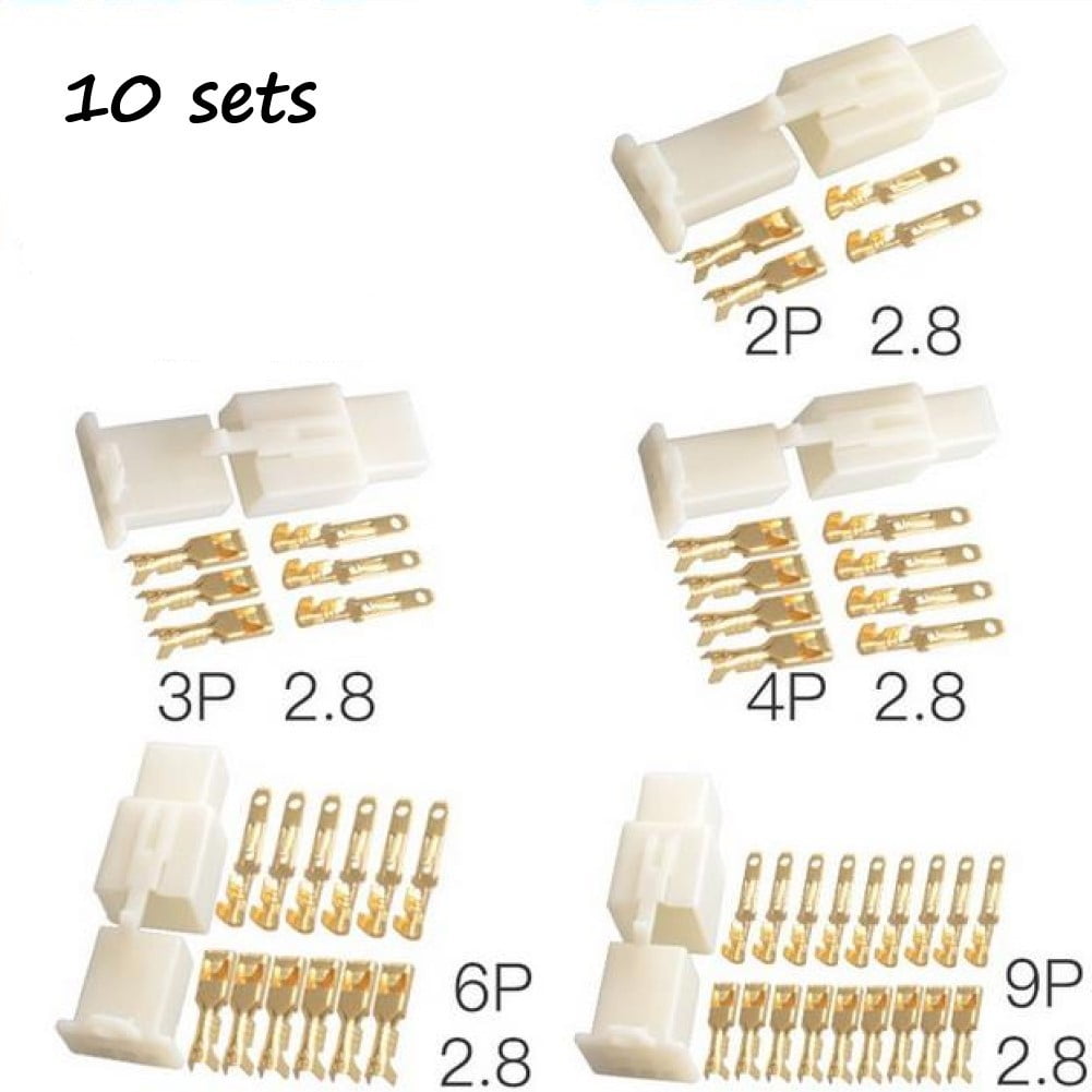2.8mm 4.8mm 6.3mm 8mm 9.5mm NON INSULATED SPADE CRIMP CONNECTOR TERMINAL (LUCAR - Foto 5
