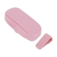 thumbnail image 1 of Funda de gafas de sol para coche Unique Bargains, magnética, universal, soporte para gafas de sol en visera de coche, caja de almacenamiento de plástico, rosa, 16.5x7.5cm, 1 pieza, 1 of 1