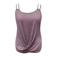 thumbnail image 5 of Beach Vacation Clothes for Women Cute Winter Tops Women Little L Top Cropped Color Top Bra Camisoles for Crop Workout Tops Boy Glitter Set And Shirts Cute Summer Shirts Juniors Womens Purple M, 5 of 5