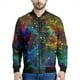 thumbnail image 4 of Sudadera con cremallera unisex con estampado 3D de galaxia y espacio psicodélico de moda Harajuku, ropa de gran tamaño para hombre, 4 of 5