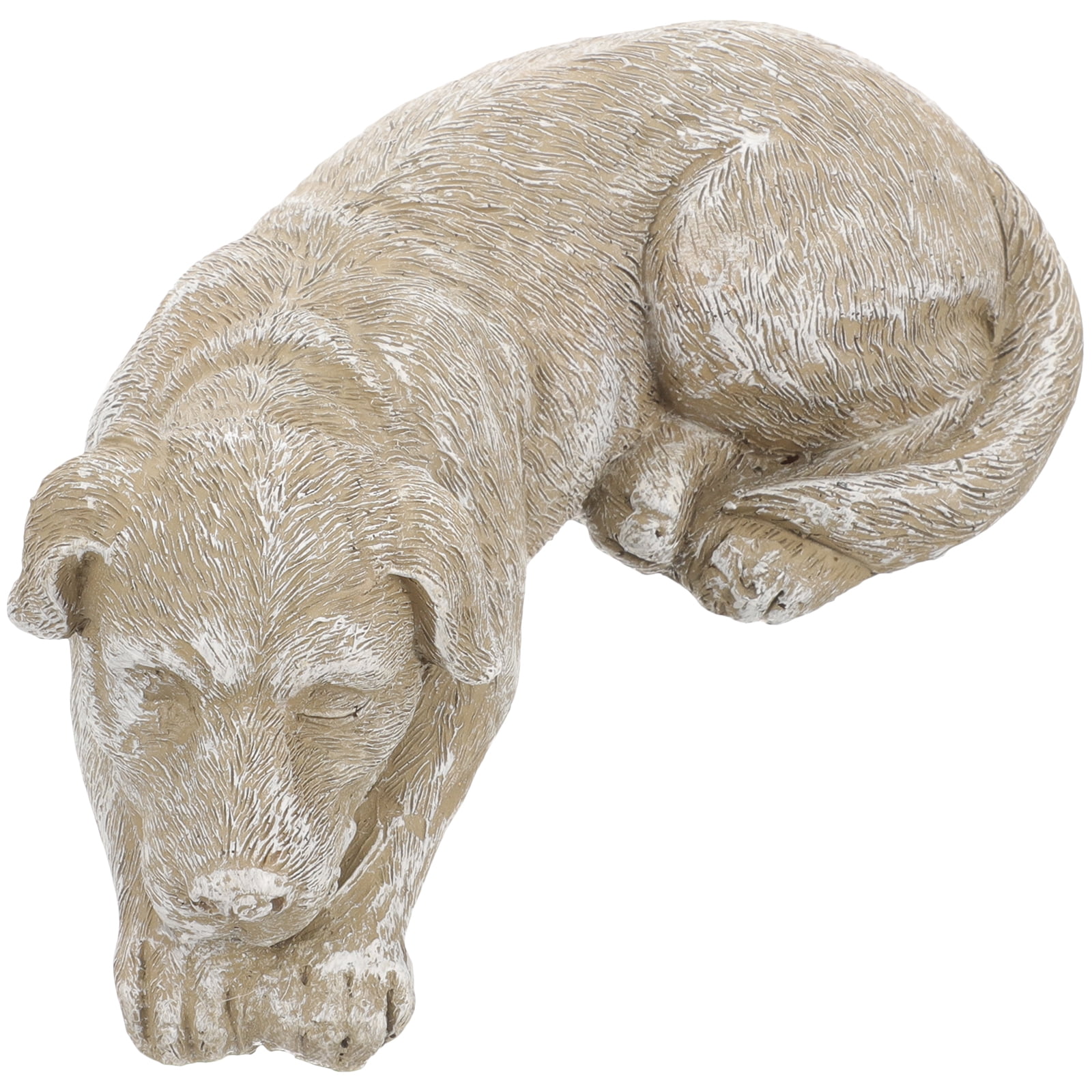 IFCOW Cat Memorial Statue | Resin Sleeping Cat With Angel Wings, Garden Grave Marker & Sympathy Gift - View #2