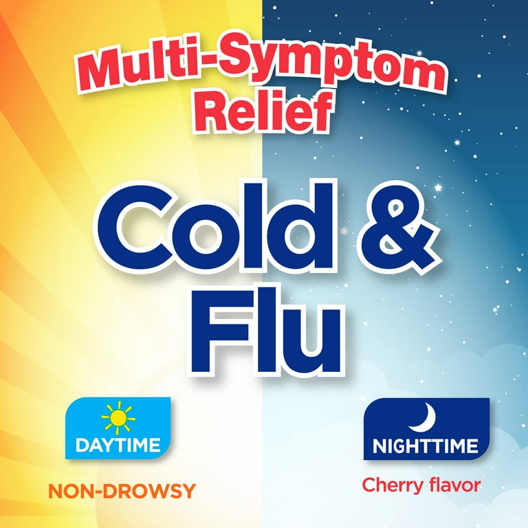 Equate Nighttime Severe Cold And Flu Relief, Max Strength,