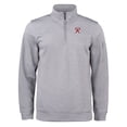 thumbnail image 2 of Unisex Cutter & Buck Gray Tacoma Rainiers Clique Lift Eco Performance Half-Zip Pullover Top, 2 of 3