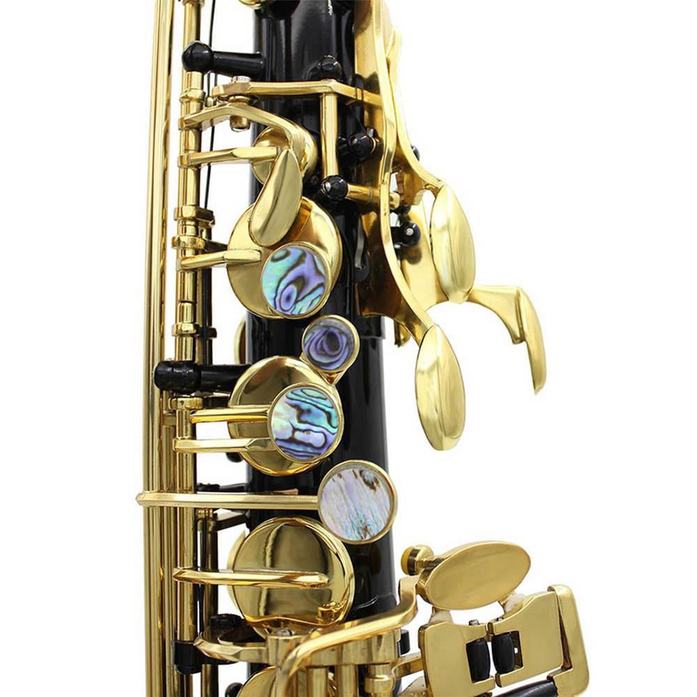 Golden Alto Saxophone Good Sound Quality Brass Engraved Alto Sax Wind & Woodwinds Saxophones with Adjustable Strap and Case gorgeously