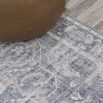 thumbnail image 3 of JONATHAN Y WASHABLE 5 x 8 Area Rug, Shaii Global Medallion - Blue/Light Gray, WSH319A-5, 3 of 9
