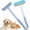 2pcs, variant on 4-in-1 Pet Hair Remover - Window Screen Cleaning Brush, Extendable Handle Multifunctional Brush, Reusable Lint Roller for Dog & Cat Hair, Multi-Surface Cleaning Brushes for Pet Owners