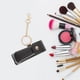 thumbnail image 5 of 1 llavero con forma de lápiz labial, bolsa de almacenamiento para bálsamo labial, para mujeres y niñas (negro), 5 of 8