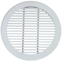 JOYOAIRE 14-inch Round Aluminum Air Vent White Heating and Cooling Register Grille One Pack Ceiling Diffuser