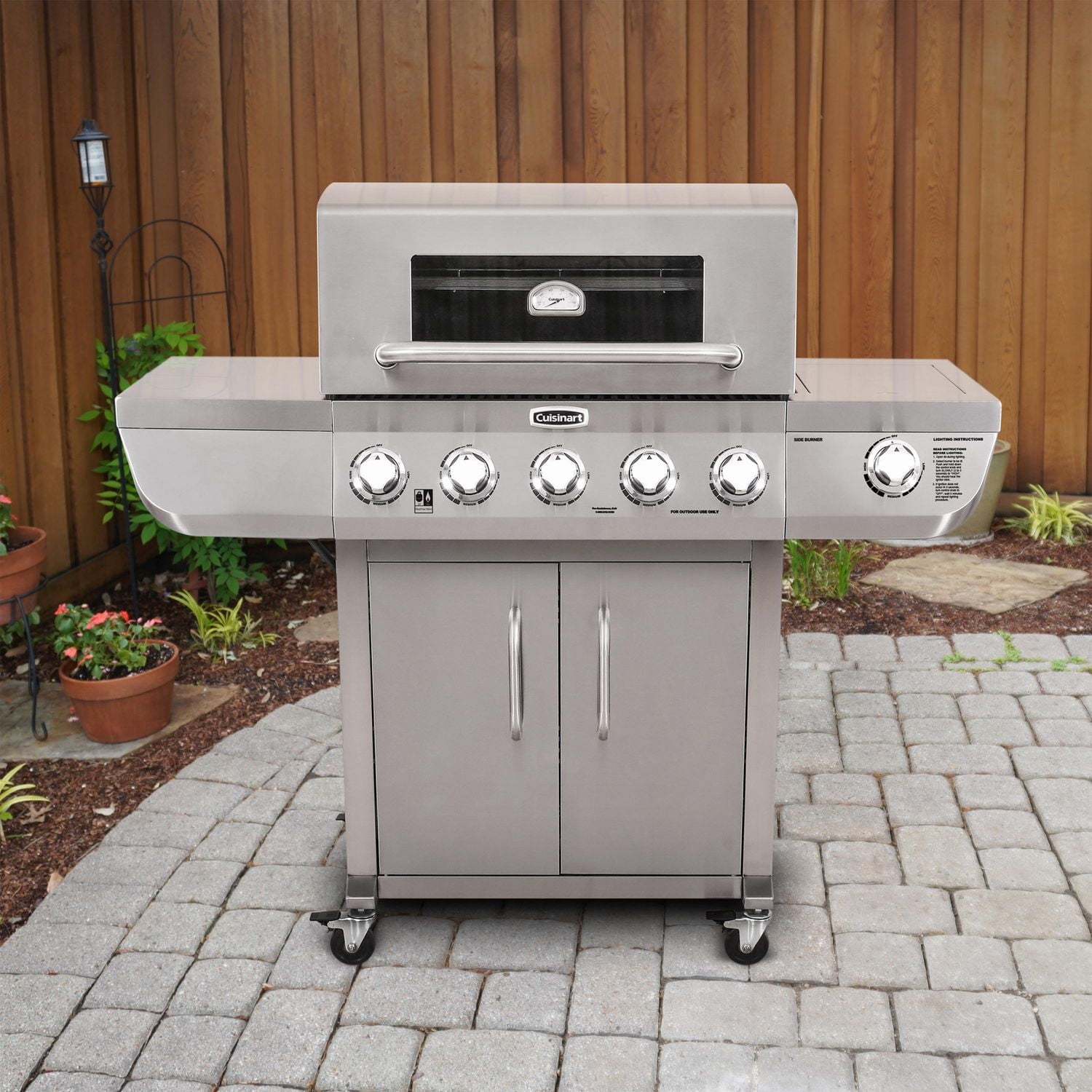 Cuisinart Five Burner Dual Fuel Gas Grill