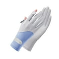 thumbnail image 5 of Thin Ice Silk Sun Gloves for Women Men UV Protection Driving Cycling Gloves with Touchscreen Fingers Non-Slip Breathable Summer Outdoor Gloves, 5 of 8