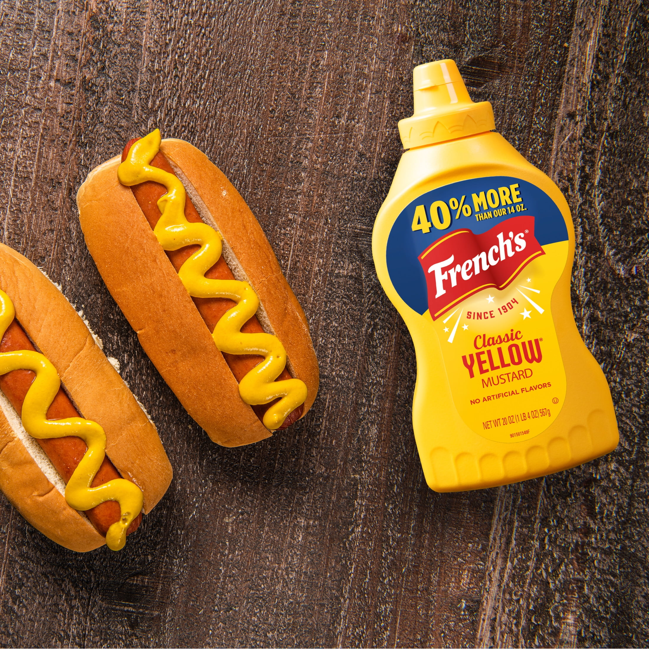 French's Kosher Classic Yellow Mustard, 20.0 oz Bottle