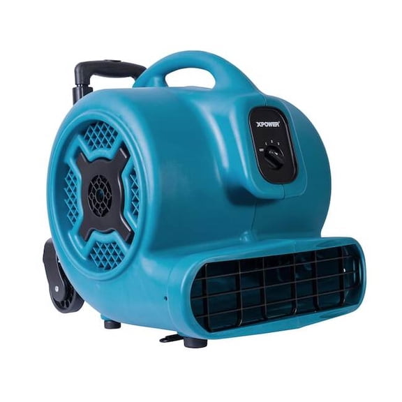 XPOWER CFM 3 Speed Air Mover, Carpet Dryer, Floor Fan, Blower