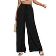 thumbnail image 3 of Pantalones de mujer ANGGREK transpirables pierna Ancha Cintura alta, 3 of 5