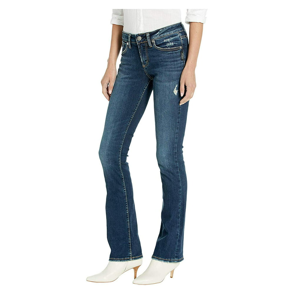 Silver Jeans - Silver Jeans Co. Suki Mid-Rise Curvy Fit Slim Boot Jeans ...