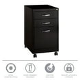 thumbnail image 6 of Office Dimensions 19" 3-Drawer Home Office Mobile Pedestal File Cabinet, Black, 6 of 21