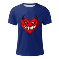 thumbnail image 4 of Blusas y camisas de manga corta y cuello redondo para hombre. Blusas/camisetas de manga corta con cuello redondo y estampado de Halloween para hombre. Blusa para hombre., 4 of 4