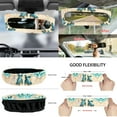 thumbnail image 6 of Yuyamidu Sea Turtle Front Car Seat Cover with Armrest Pad Steering Wheel Cover Seat Belt Pads Beach Trash Bin Starfish Air Vent Bag Coasters Rearview Mirror Cover Keyring Car Accessories Set of 12, 6 of 7