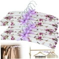 thumbnail image 4 of 10PCS Padded Clothes Hangers for Sweaters, Women Padded Coat Hangers, 15 inch Anti Slip Sweater Hangers No Shoulder Bump Thick Padded Clothes Hangers for Adults Wedding Bridesmaid (Random colors), 4 of 10
