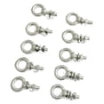 thumbnail image 1 of harayaa 10 Pieces Eye Bolts Professional Multifunctional Metal Accessory Portable Sturdy, 1 of 8