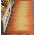 thumbnail image 2 of SAFAVIEH Kilim Rishika Geometric Wool Runner Rug, Rust, 2'3" x 8', 2 of 7