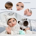 thumbnail image 4 of Aori Lifelike Reborn Baby Dolls 22 Inch Real Life Baby Boy That Look Real in Soft and Weighted Body with Zebra Best Birthday Gift Set, 4 of 5