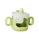 thumbnail image 3 of Vaso para bebés de silicona de 10 oz con dibujos animados, fácil de limpiar, para niños pequeños. verde, 3 of 9
