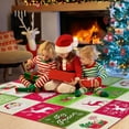 thumbnail image 4 of Haperlare Christmas Area Rug 4 x 6 FT Merry Christmas Bedroom Living Room Rug for Xmas Holiday Decoration Non-Slip Festive Colorful Washable Rug, 4 of 5