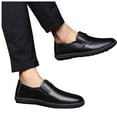 thumbnail image 4 of HaoXianJian Men's Leather Casual Slip on Loafers Breathable Driving Shoes Fashion Slipper Leather Loafer Shoes Slip On Soft Breathable Fashion Casual Shoes Lightweight Driving Dress Shoe, 4 of 9