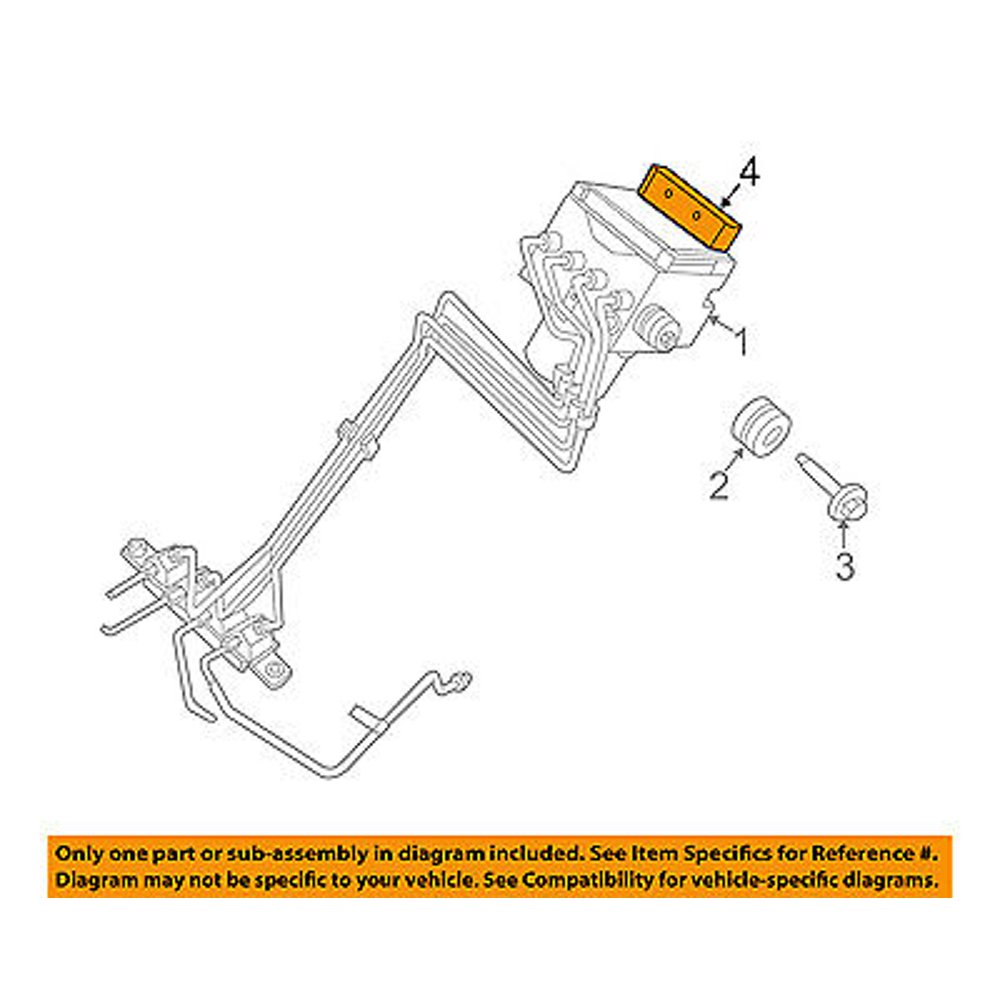 Ram CHRYSLER OEM 2014 1500 AntiLock Brakes ABSControl Module