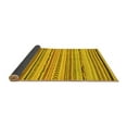 thumbnail image 2 of Ahgly Company Indoor Square Abstract Yellow Modern Area Rugs, 3' Square, 2 of 4