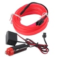 thumbnail image 3 of Car Decorative Light Strip,Akoozn Interior Lighting Cigar Lighter Drive Auto LED EL Cold Lamp Modification Parts 4 Meters, 3 of 8