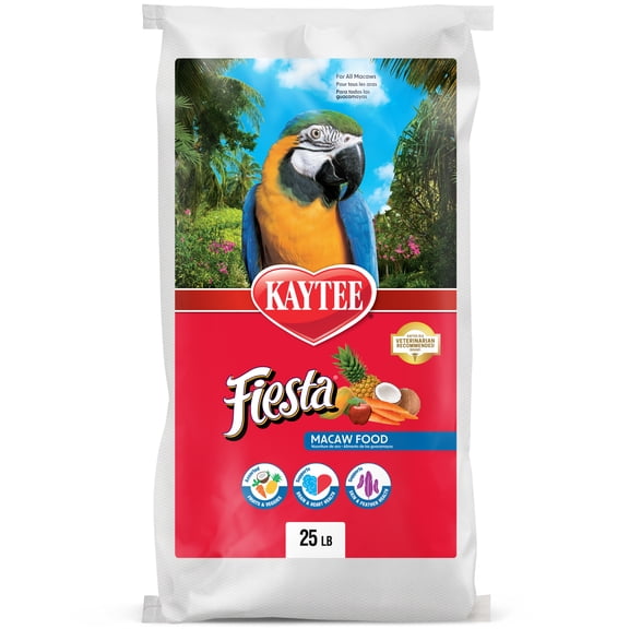 Kaytee Fiesta Macaw Food 25 pounds