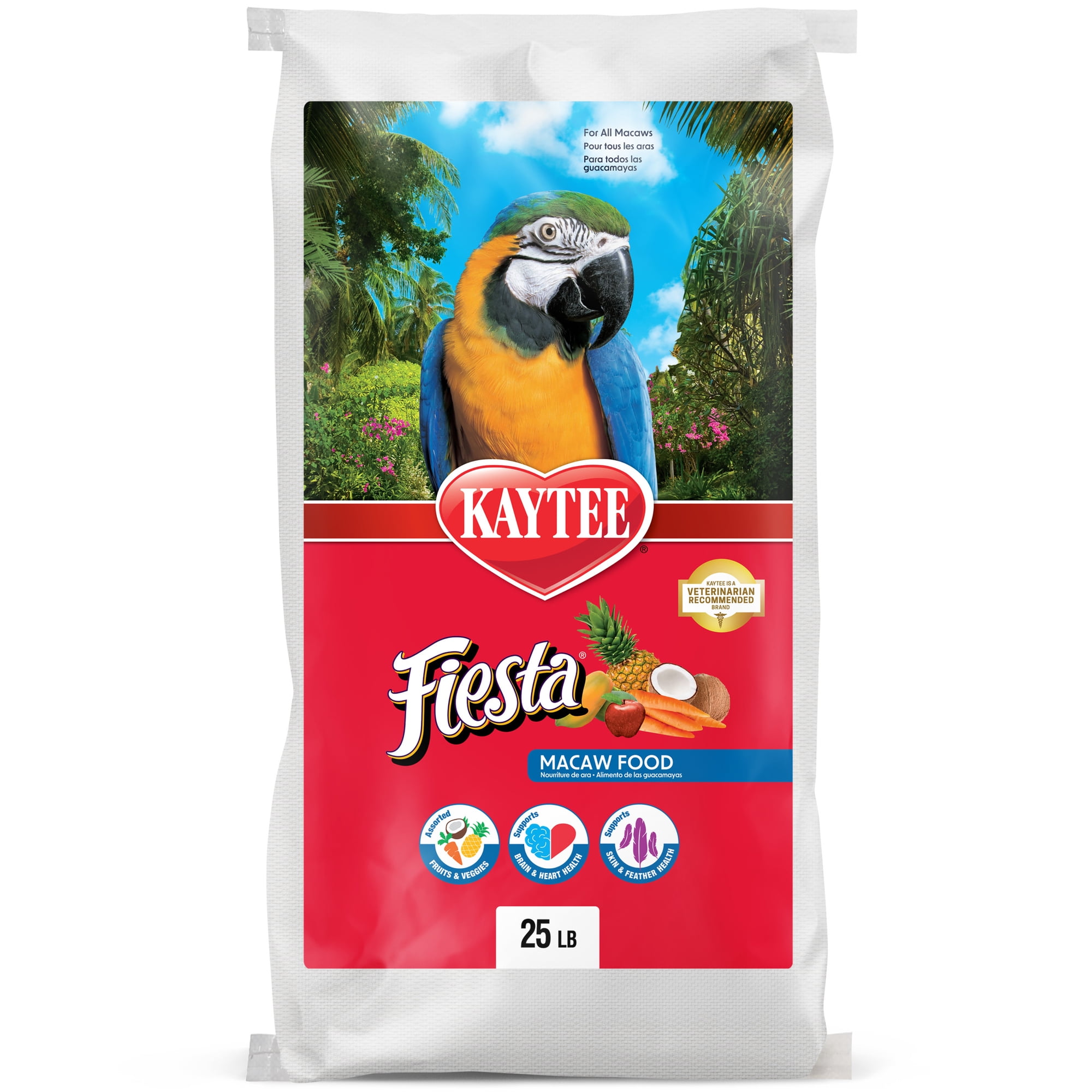 Kaytee Fiesta Macaw Food 25 Pounds
