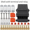 thumbnail image 4 of Klonfd 12V 3 Way Relay 3 Relays And 3 ATC/ Slots Compatible With 4 Pin 5 Pin 40 Relay For Automotive Truck (), 4 of 5