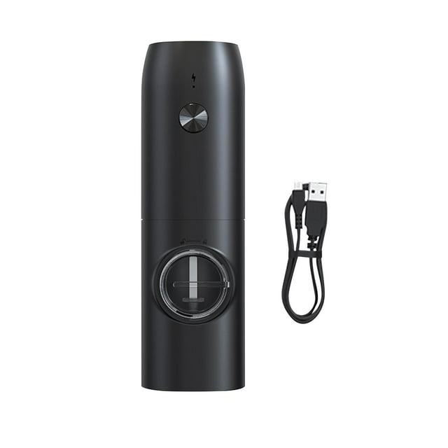 Abbracc Moulin à Poivre Électronique Charge USB Réglable Grossièreté Moulins à Poivre Automatiques Simple