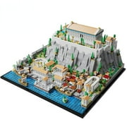 Custom MOC Same as Major Brands! Moc City Greece Acropolised of Athens Building Block Parthenoned Palace Castle Tower Architecture Brick Toys