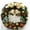 Gold, variant on Gustave 12inch Artificial Christmas Wreath Merry Christmas Bowknot Wreath Pine Flower Garland for Front Door Wall Xmas Holiday Party Decoration