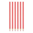 thumbnail image 1 of Uxcell Pink Colored Pencils Set, 6Pcs Oil Color Pencils Wooden Coloring Drawing Pencil for Artists Art Painting, 1 of 6