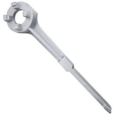 

EUBUY Aluminum Drum Wrench Drum Plug Bung Wrench Spanner for Opening 10 15 20 30 50 55 Gallon Barrels Standard
