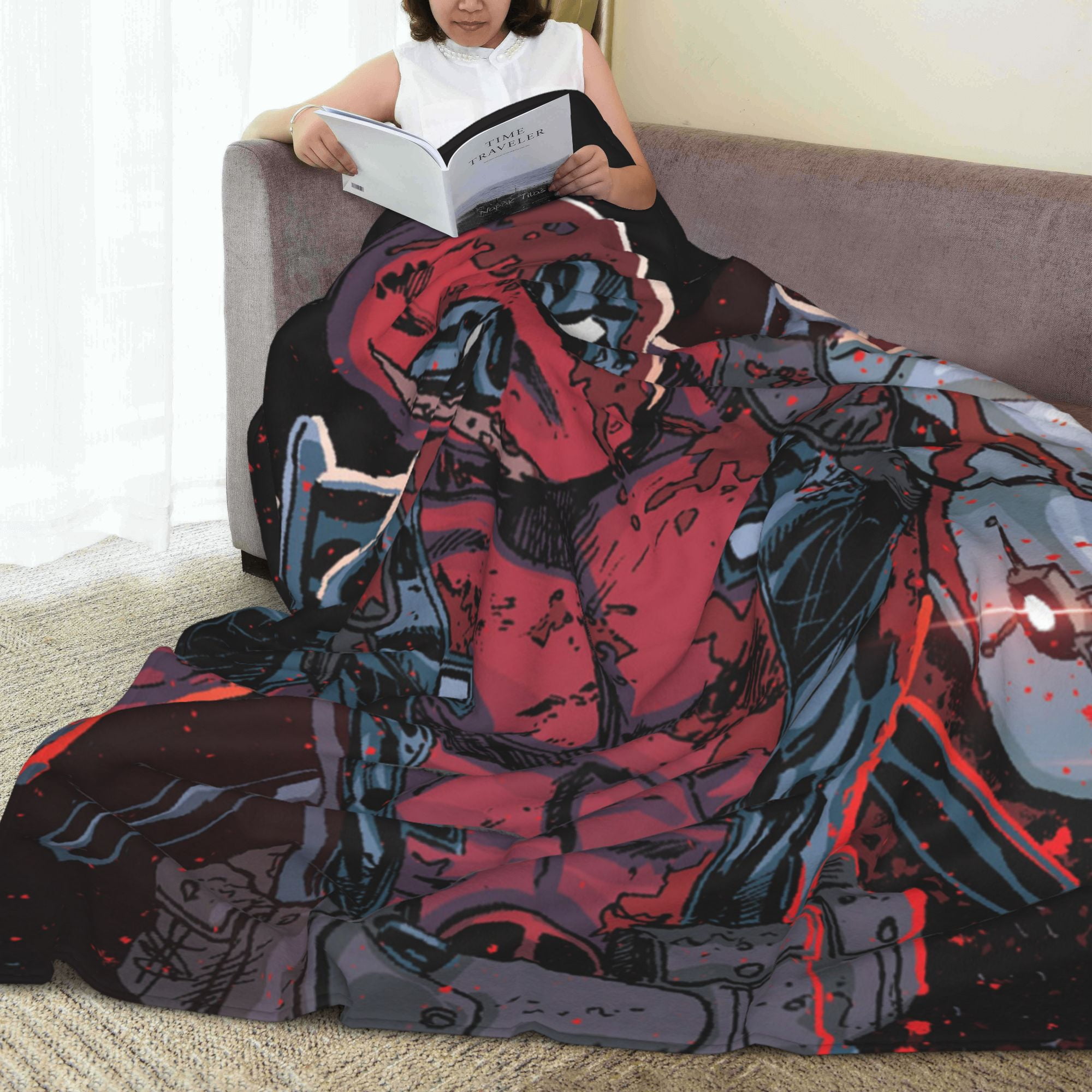 Deadpool Blanket Ultra Soft Flannel Throw Blanket Lightweight Warm Cozy Bed Blankets Gifts for Kids Adults 40 x30 Walmart