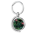 thumbnail image 1 of Porte-clés Rotatif en Métal Ciel Sombre Fleur, 1 of 2