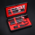 thumbnail image 3 of Juego de cuidado de cejas con estuche de almacenamiento Pinzas Tijeras de acero inoxidable yeacher Cuidado de cejas, 3 of 7