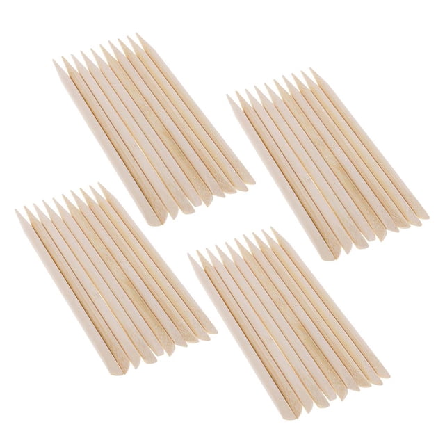 40 Piezas de Herramientas de Lápiz de de Bambú, Ideales para Bricolaje, Niños, Rayones, Superficies Artísticas BLESIY Stylus de madera para arcaderas