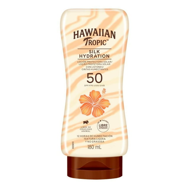 Protector solar Hawaiian Tropic Silk Hydration Air Soft FPS 50 humectante 180 ml