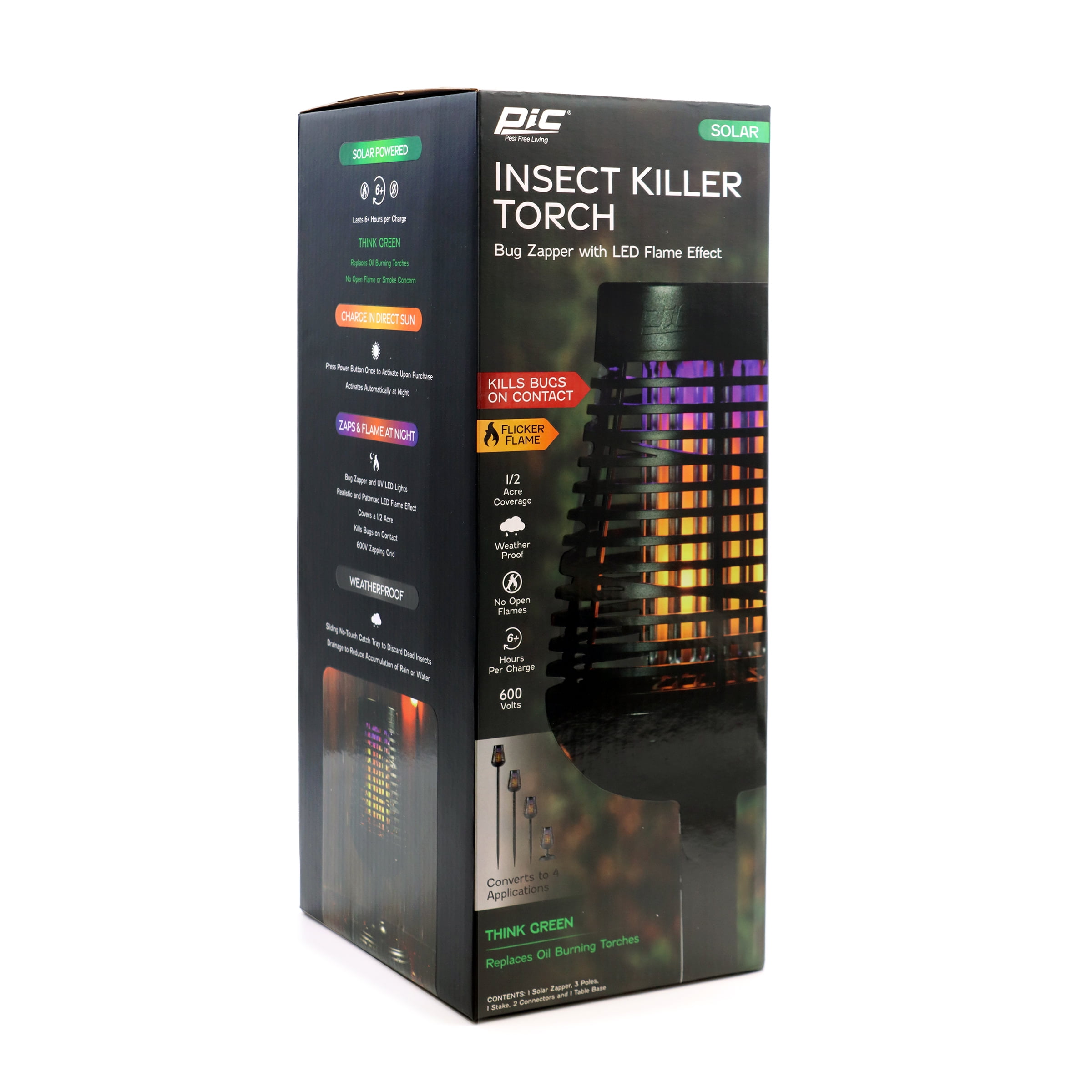 Solar tiki bug zapper deals