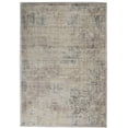thumbnail image 2 of Nourison Graphic Illusions Damask Grey 7'9" x 10'10" Area Rug, (8x11), 2 of 8